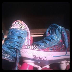 Skechers girl sequins roller skates